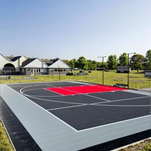 HI Q Portable Pickleball Basketball Court Flooring Multi Use Artificial Backyard Indoor
