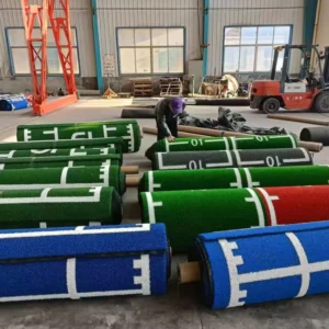 HUHA Factory Environmentally Friendly Anti slip Protective Artificial Turf For Gym Center