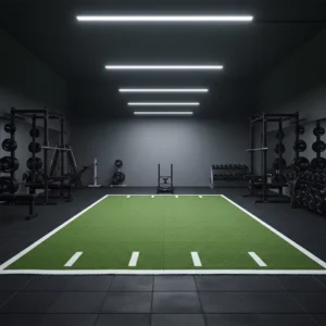 High-Density 100% PE Fitness Flooring Mat Sled Track Artificial Grass Turf for Indoor and Outdoor Competition