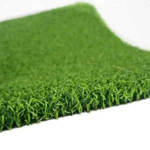 High-Density 15mm Fire-Resistant Synthetic Turf Artificial Grass for Hockey Field and Backyard