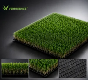 High Density 35mm Soft Eco Friendly Hypertonic Water Synthetic Lawn Easy Installation for High End Apartments Commercial Spaces