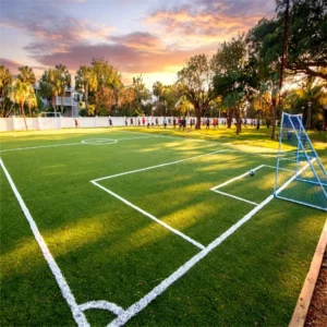High-Density 50mm Artificial Turf for Outdoor Football Fields Gardens and Landscapes