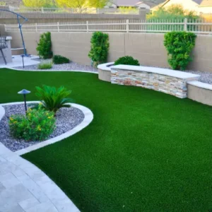 High Density Artificial Grass for Indoor and Outdoor Landscaping Synthetic Lawn with 50mm 60mm Pile Height Garden Grass