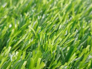 High-Density Artificial Turf Grass with TPR Rubber Glue Backing, Water-Resistant, Green/White