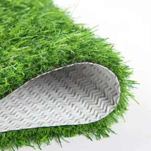 High-Density Artificial Turf Grass with TPR Rubber Glue Backing, Water Resistant, Green and White, Indoor Use
