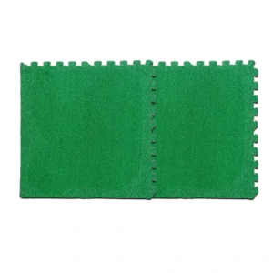 High-Density EVA Foam Puzzle Mat for Heavy-Use Turf and Artificial Grass Tiles, Interlocking Floor Mat