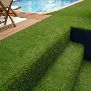 High-Density Fireproof Waterproof Artificial Grass Lawn Blanket for Home and Garden Decoration
