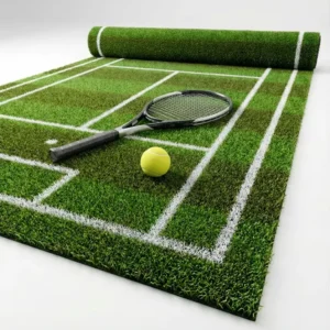 High Density Fireproof Waterproof Soft Outdoor Integrated Boundary & Field Cricket Turf One-Piece Design Reinforced Edge