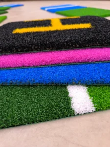 High-Density Indoor Training Running Sled Track Artificial Grass Mat for Gym Fitness