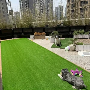 High-Density Soft Green Artificial Turf, 20mm/30mm, Customizable for Backyard, Pet Dogs, and Garden