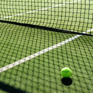 High-Density Wear-Resistant 10mm Blue PE Artificial Grass Turf for Padel Tennis Court