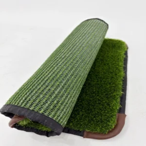 High Drainage Woven Artificial Grass Mat No Filling Easy Clean Synthetic Turf Rug for Dog Potty Balcony Indoor Outdoor