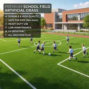 High Quality FIFAcertification 30/40/50/60mm Artificial Turf Roll Football Field Turf Indoor Outdoor Soccer Fields Grass Carpet