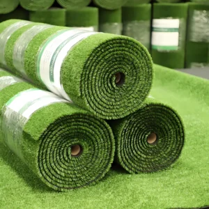 High Quality Fireproof High Density Durable Waterproof 50mm Sports Field Artificial Lawn Grass Export