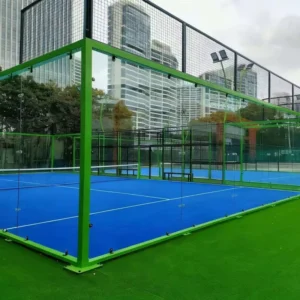 High Quality Padel Tennis Court Manufacturer China Supplier 12mm Tempered Glass Artificial Turf Grass Professional Installation