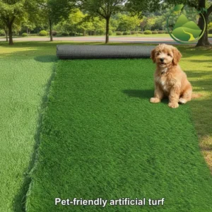 High Quality Pet Friendly 20mm 30mm 40mm Artificial Grass Mat Synthetic Turf Roof Balcony Decoration Green Carpet Lawn