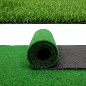 High-Resilience 28mm Artificial Grass with Dense Green Synthetic Turf for Backyards and Landscaping