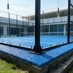 High Strength Indoor Padel Court Manufacturer China Factory Price 12mm Tempered Glass Artificial Turf Grass 10 Years Warranty