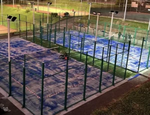 Hot Dip Galvanized Panoramic Padel Court Custom Design for Indoor and Outdoor Tennis Fields