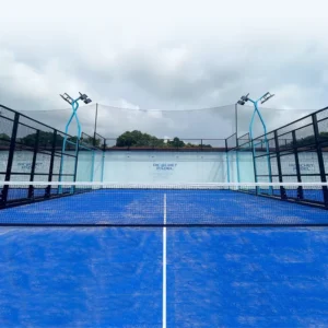 Hot-Dip Galvanized Steel Padel Court CE Certified Professional 10x20m Panoramic Padel Tennis Court for European Market