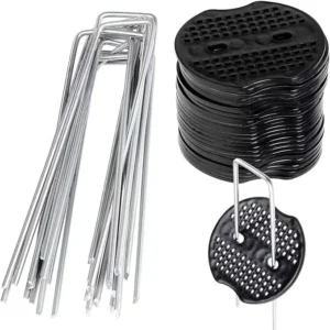 Hot-Dipped Galvanized U-Shaped Ground Staples Lawn Pegs for Fixing Turf Net Mulch Film Garden Construction