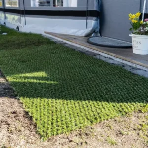 Hybrid Artificial Grass Turf for Garden, Farm, Football Field and Landscape