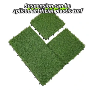 Indoor Artificial Plastic Turf High-Density Suspended Synthetic Lawn Synthetic Grass Type