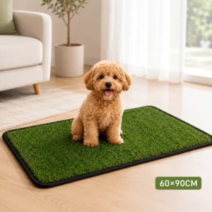 Indoor Dog Artificial Grass Turf Carpet Pet Lawn Mat 30mm High-Density Fibers with Drainage Backing Custom Size