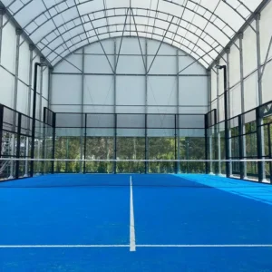 Indoor/Outdoor Panoramic Padel Tennis Court, CE Certification