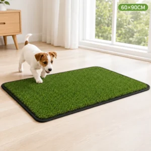 Indoor Pet Artificial Grass Mat Dog Potty Training Carpet 30mm PP PE Turf Rug with Custom Edging