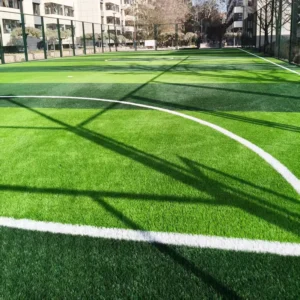 Indoor Soccer Artificial Grass Roll Green High Carbon PE UV Resistant