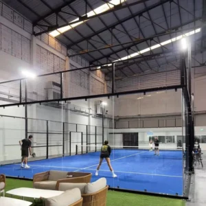 Indoor Sports Panoramic Padel Court Modular Steel Frame Cancha De Padel Padel Pitch for Club