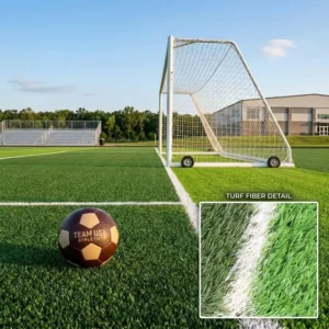 Infilled Synthetic Soccer Football Artificial Turf Wear Resistant Sports Artificial Grass for Outdoor Football Field