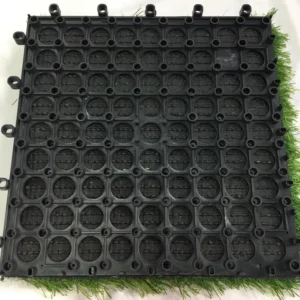 Interlocking Artificial Grass Lawn Floor Tiles for Home Balcony Roof