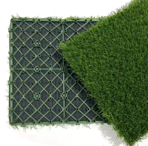 Interlocking Outdoor Artificial Grass Tile