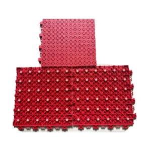 Interlocking Plastic Basketball Court Tiles for Indoor Sports Flooring