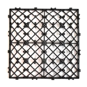 Interlocking Recycled Plastic Grid Underlay Click Floor Base Composite Wood Plastic WPC Deck Tiles