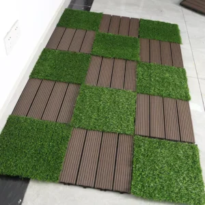 Interlocking Tiles Soft Carpet Grass Turf Multipurpose Fake Flooring Patio Playrooms Turf Artificial Grass