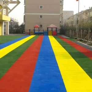 Kindergarten School Sports Field Colorful Artificial Turf Outdoor Playground Extra Dense Thickened PPPE