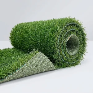 Knitted Artificial Grass No-Glue Pet-Friendly Synthetic Lawn Turf for Indoor Flooring