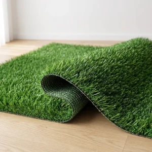Knitted Artificial Turf 40mm High Density Soft Touch UV Resistant Synthetic Lawn Carpet for Backyard