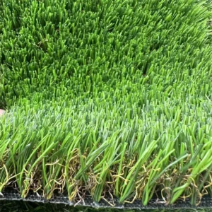 Landscaping Artificial Grass Fireproof Plastic Eco Friendly Durable Green Soft Field High Density 20mm