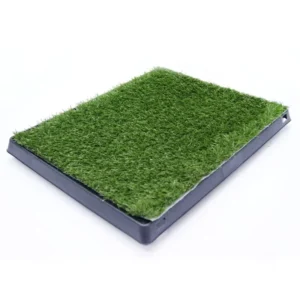Large Indoor/Outdoor Portable Dog Potty with Artificial Turf Grass Mat