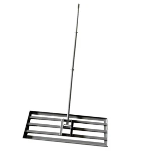 Lawn Leveling Rake for Golf Courses and Sports Fields, Turf Surface Smoothing and Soil Spreading Tool