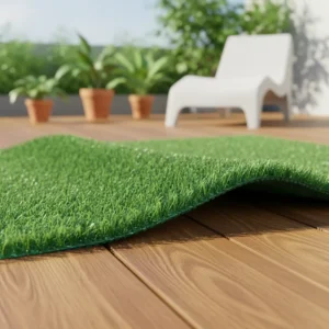 Low MOQ 25mm Waterproof Fireproof Landscape Artificial Grass Durable Fake Turf for Garden Use Overseas Distribution