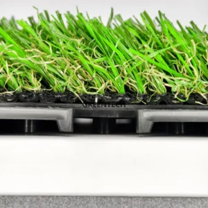 Manufacturer Eco-Friendly Waterproof Interlocking Rubber Artificial Turf Tiles for Indoor and Outdoor Gardens