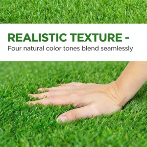 Manufacturer OEM Indoor Outdoor Garden Lawn 52mm Landscape Synthetic Grass Mat Artificial Turf Grass Outdoor Landscaping