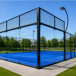Manufacturer Panoramic Padel Court Full Set Strong Cancha De Padel Padel Court Outdoor