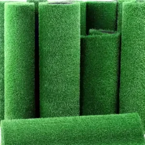 Multi-Layer Woven High-Density Fireproof Wear-Resistant Synthetic Grass Turf for Outdoor Landscaping