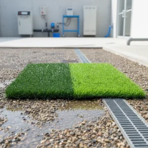 Multicolour Soft 25mm Fire Resistant Eco Friendly Artificial Turf Grass for Football Gym Sports Flooring